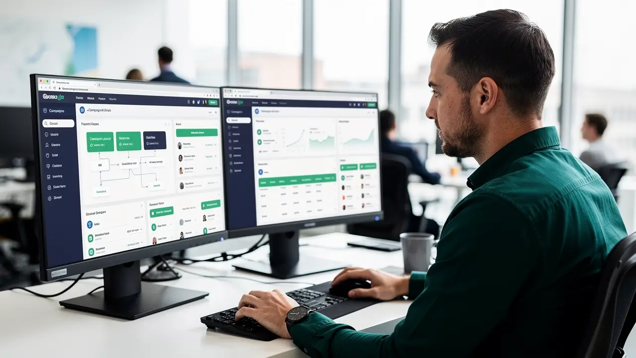 A marketing automation specialist working across email and CRM tools