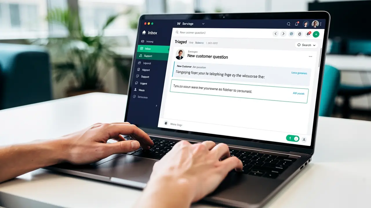 Triaging a customer support inbox, the example run up the autonomy ladder