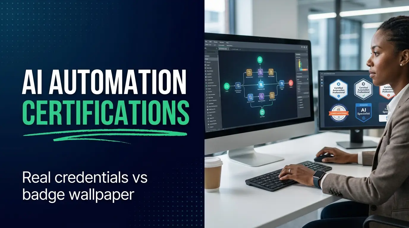 AI Automation Certifications: Which Ones Are Actually Worth It