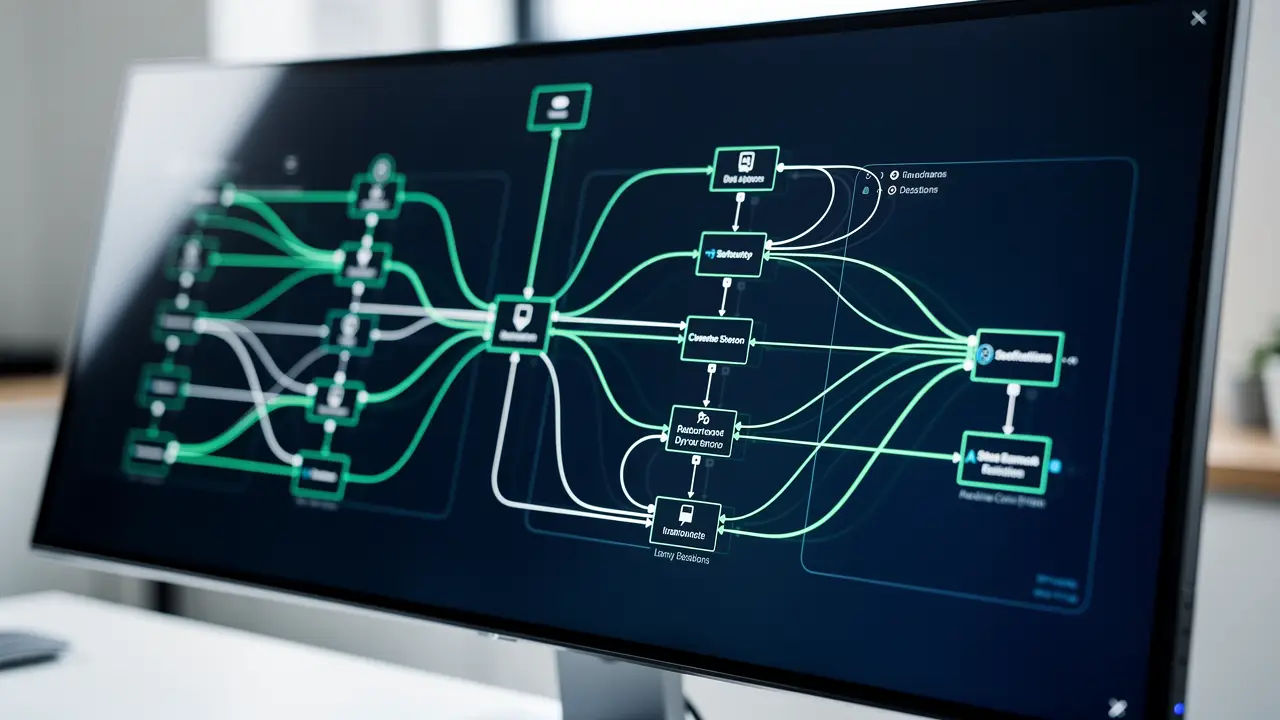 A before-and-after automation case study contrasting manual work with an automated flow