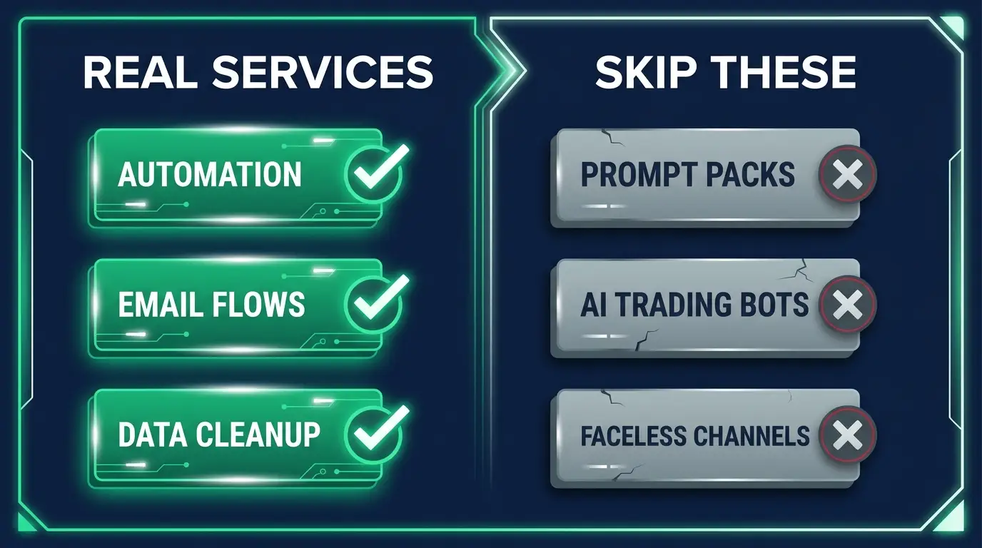 Real AI side hustles versus the ones to skip