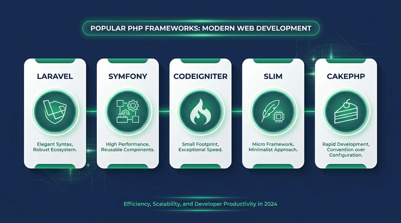 The best PHP frameworks: Laravel, Symfony, CodeIgniter, Slim and CakePHP