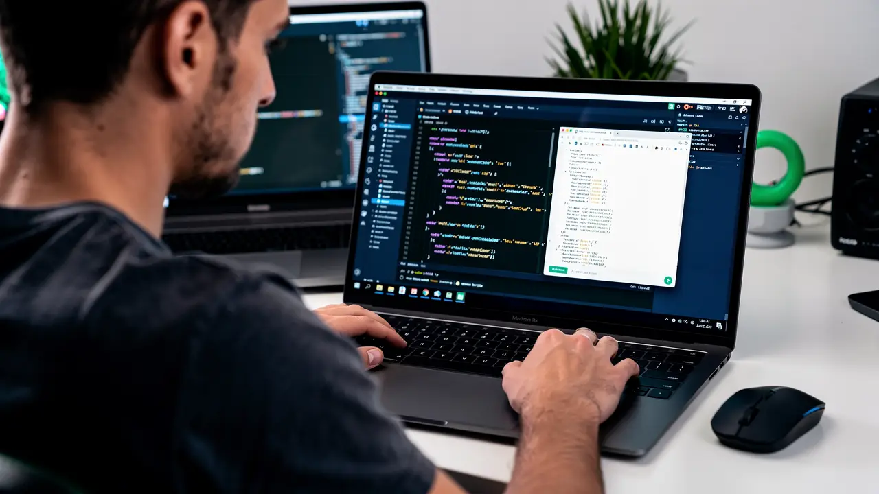 Learning front-end by editing code inside an interactive screencast