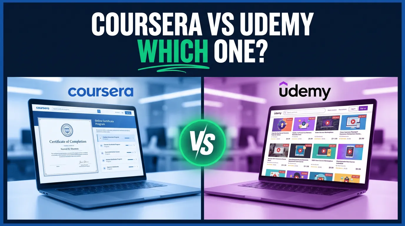Coursera vs Udemy: Which One Is Worth Your Money in 2026?