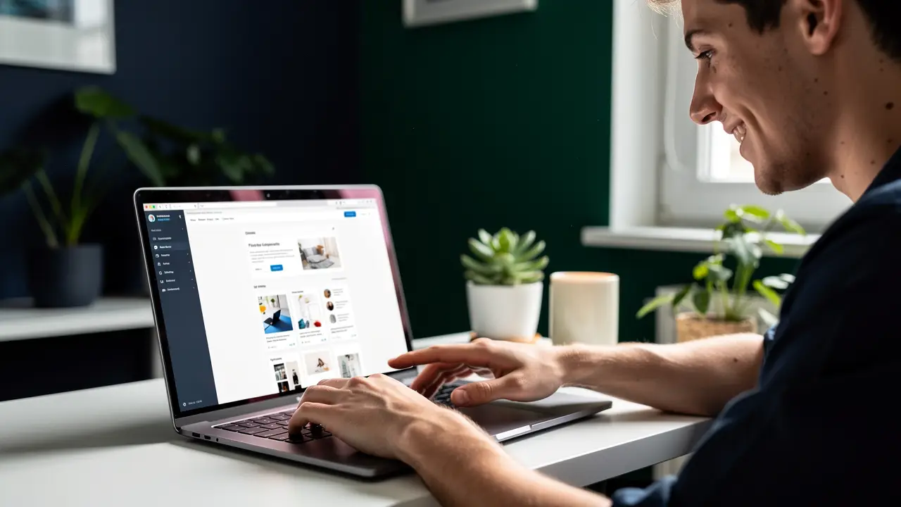 A beginner publishing a page in a CMS, one of the easiest tech jobs to get into