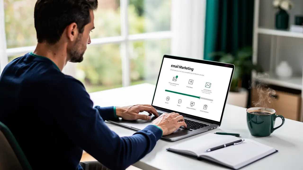 Taking an online email marketing certification course