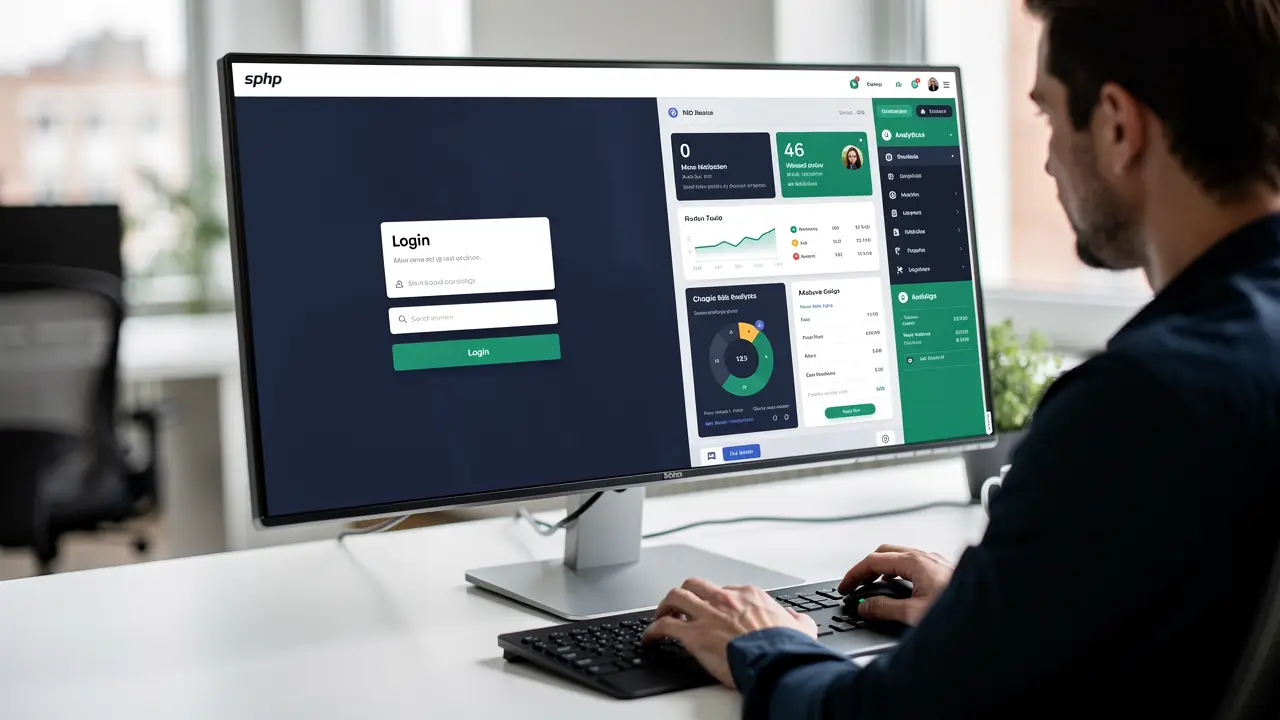 Building a CRUD SaaS web app with PHP, login and dashboard UI
