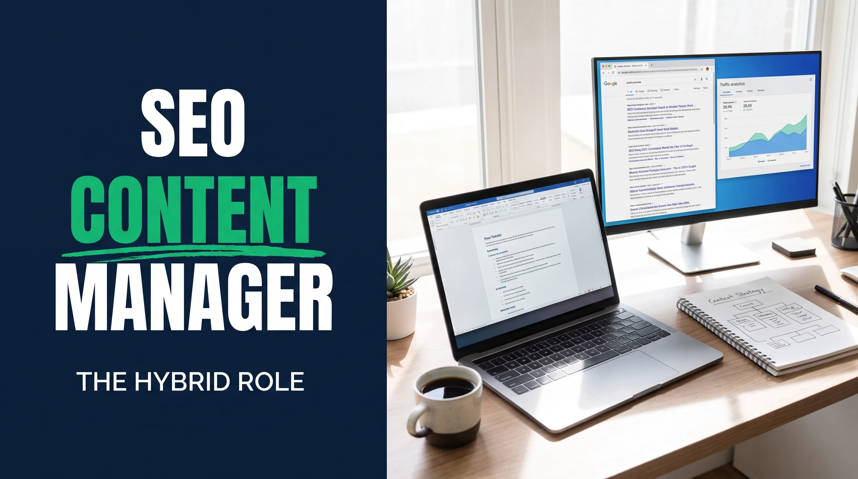 SEO Content Manager: The Hybrid Role That Pays More Than Either Half