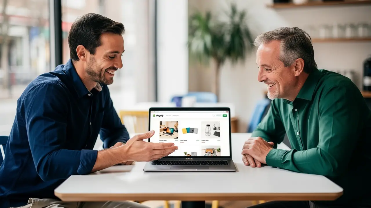 Presenting a live Shopify store to a client