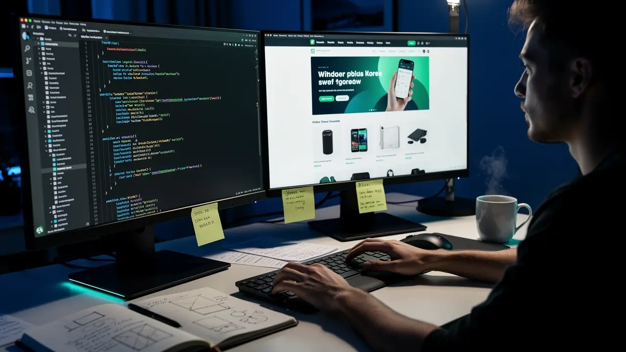 Rehearsing a theme customization on a dev store before an interview