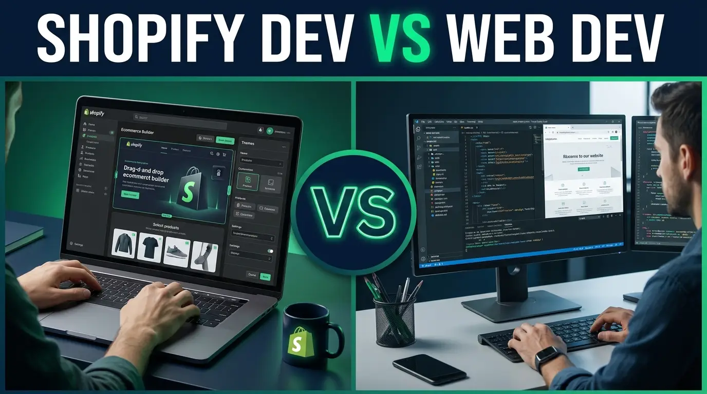 Shopify Developer vs Web Developer: Which Path Pays Off Faster?