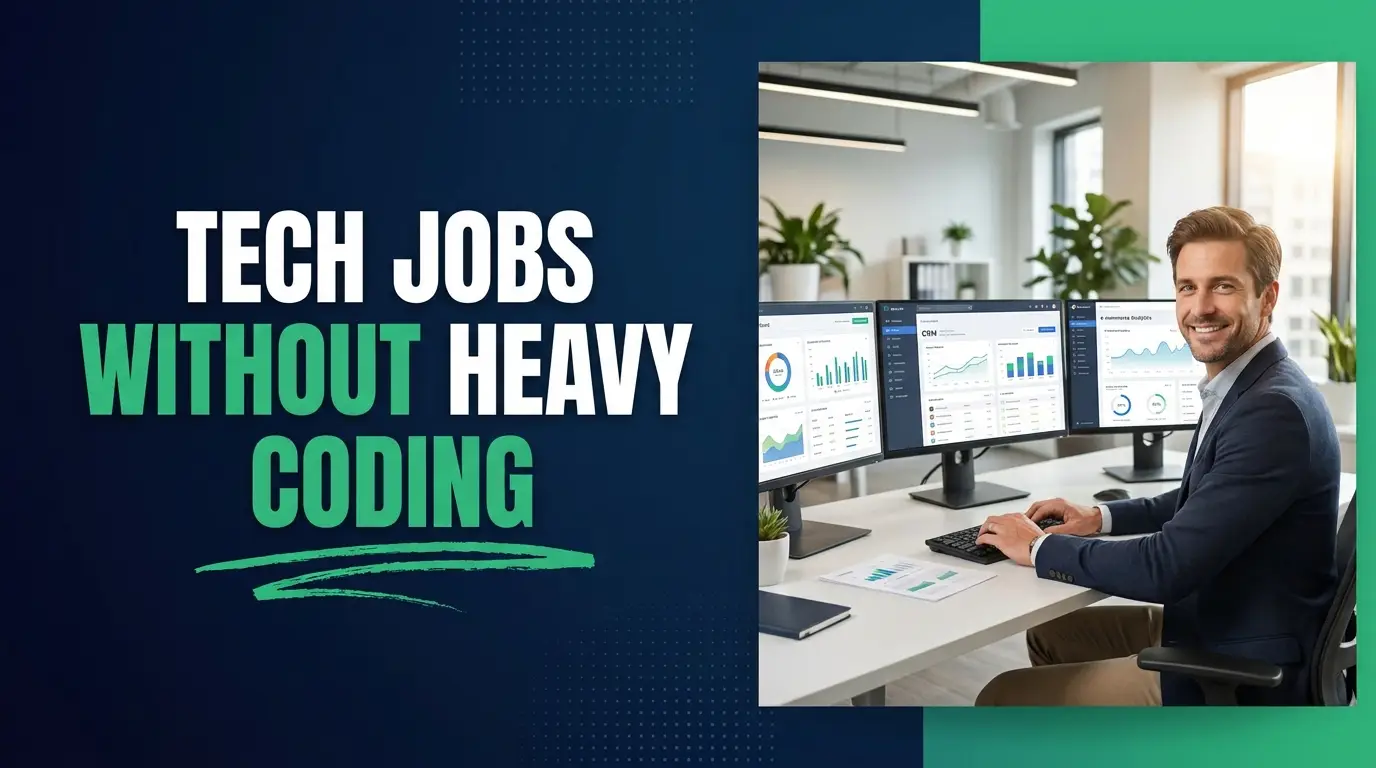 Tech Jobs Without Heavy Coding: 6 Roles That Pay Well and Aren't Saturated