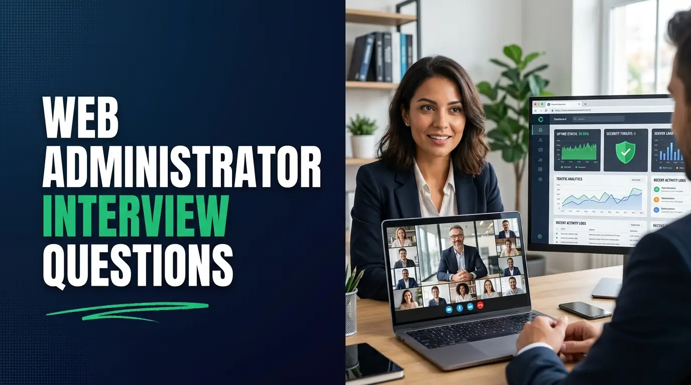 Web Administrator Interview Questions: What They Ask and How to Answer