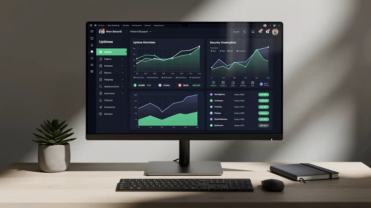 A product catalog and publish checklist open side by side in a website admin dashboard