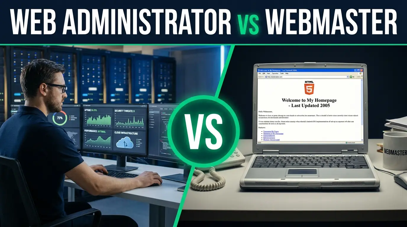 Web Administrator vs Webmaster: What's the Difference in 2026?