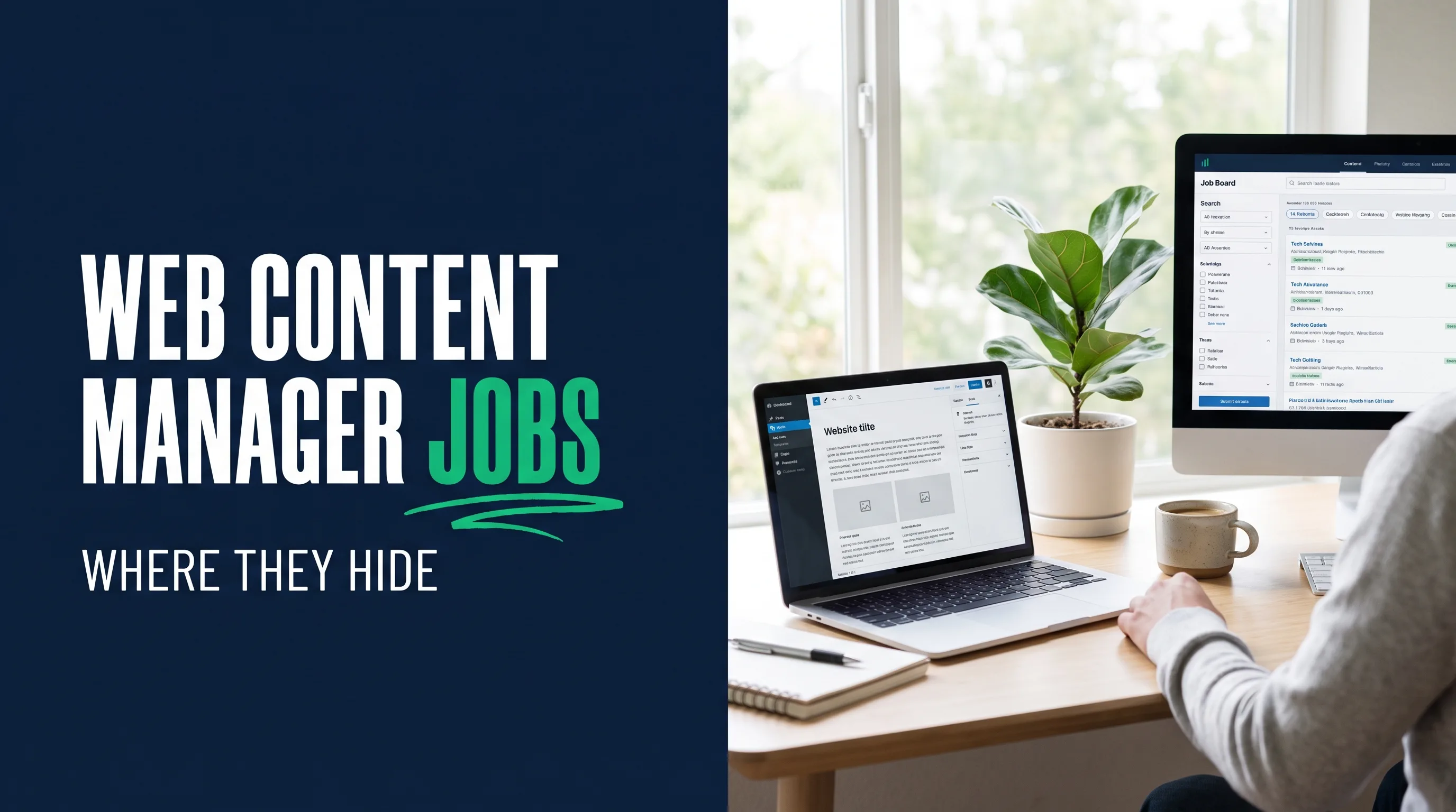 Web Content Manager Jobs: Where They Hide and How to Find the Remote Ones