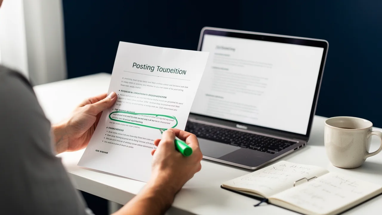 Tailoring a resume to a web content manager job posting