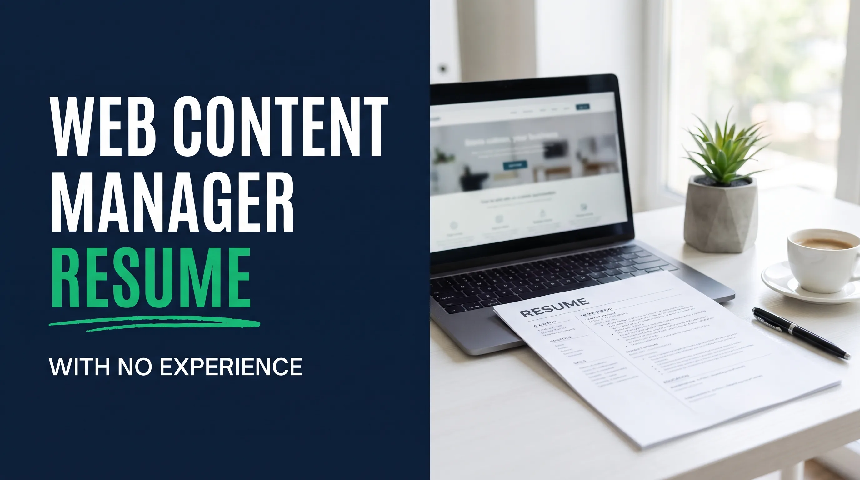 Web Content Manager Resume: What to Put On It When You've Never Had the Title