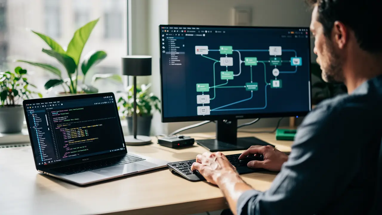 A freelancer self-hosting n8n on their own server, running client automations cheaply