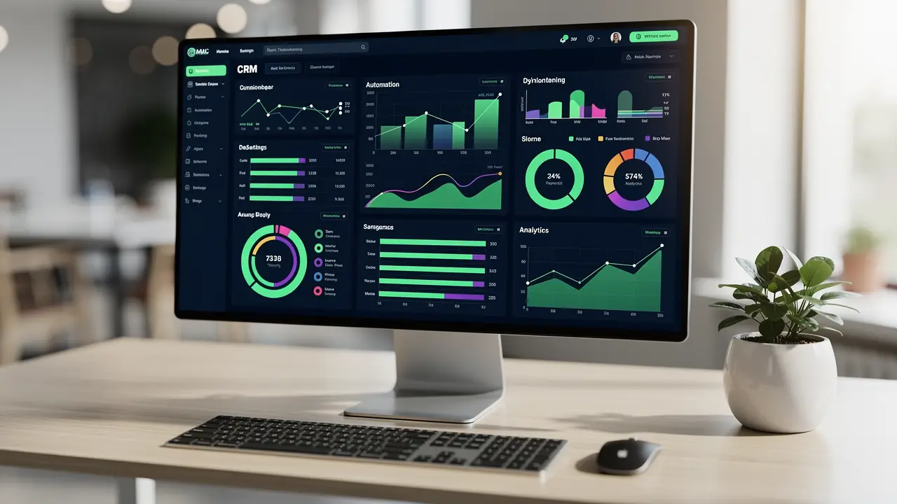 Marketing technology dashboards for CRM, automation and analytics